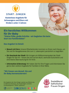 Flyer Willkommen Baby